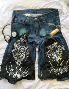 Gothic Y2k Jorts