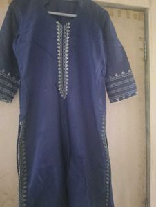 Elegant Navy Blue Kurta