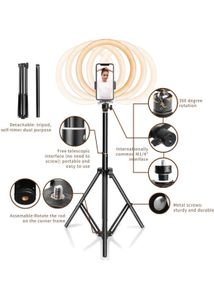 Adjustable Tripod For Mobiles And Ringlight
