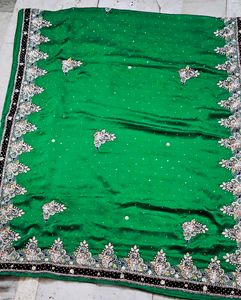 Very Beautiful Heavy Work 😍 Saree