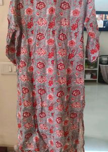 Floral Print Kurta
