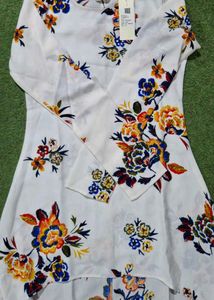 Floral Print Blouse With Tag