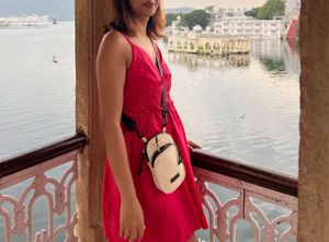Pink Flared Dress