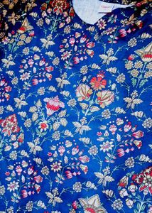 Floral Print Kurta and new sare