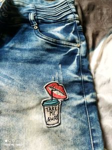 Acid Wash Denim Jeans