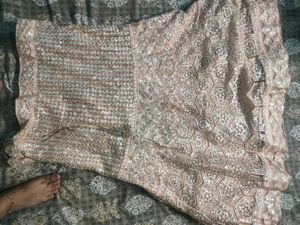 lehnga peach