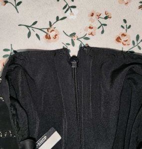 Embellished Black Shorts