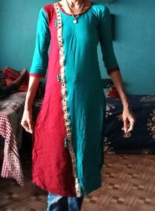 Unique Two-Tone Kurti