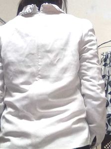 Elegant White Long Sleeve Top