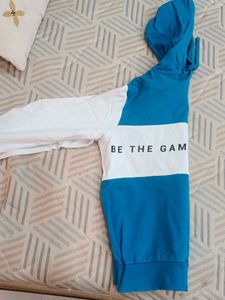 Blue &amp; White &#39;Game Changer&#39; Hoodie