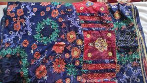 ​Bollywood-Style Festive Saree - Full Stone Work w