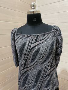 imported party glitter top