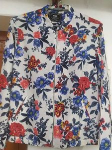 Floral Print Blazer