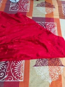 Red Satin Fabric