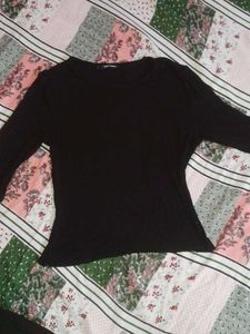Black Long Sleeve Top