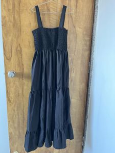 Tiered Black Sundress