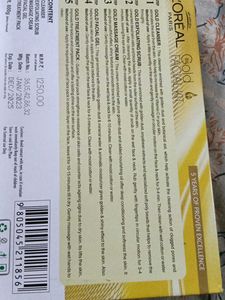 Loreal Paris Facial Gold Kit