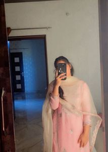 Elegant Pink Embroidered Salwar Suit