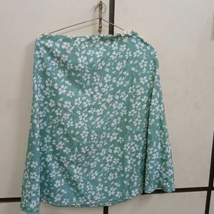 Floral Print Skirt