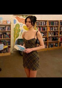 Plaid Mini Dress