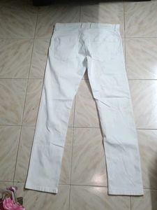 Never Used White Straight Jeans