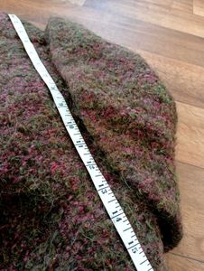 Brown Boucle Wool Coat