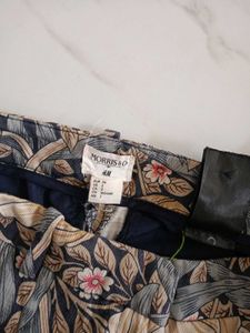 Floral Print Wide Leg Pants