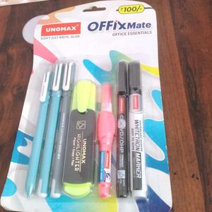 Stationery Kit &amp; Pop It Keychain