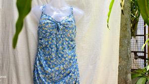 I. Floral Mini Dress