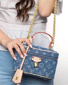LOUIS VUITTON VANITY PM DENIM SLING BAG*Wd Box
