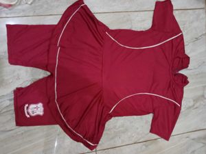 Red Swimsuit swimdress swiming kit Lycra
