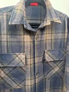 Brown Plaid Flannel Shirt