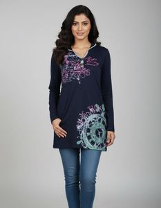 Graphic Long Sleeve Top