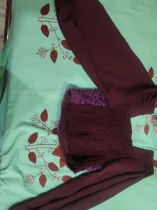 Purple Kurta Set