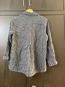 Blue Printed Women Shirt