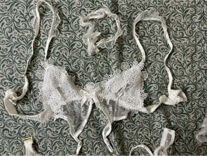 ｡𖦹°‧ White Lace Lingerie Set