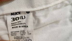 High Waist Denim Shorts Halfpant