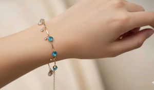 Stylish Charm Bracelets Set of 2 , Gold colour wit