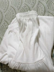 white patiyala Women pant