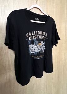 Casual Black &#34;California Customs&#34; Graphic