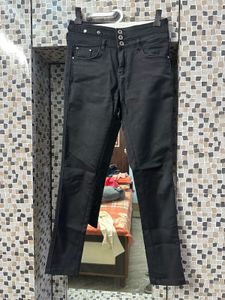 Black Jeans Comfortable And Slim Look High Waist