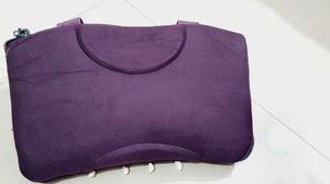 Purple handbag