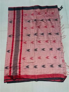 Elegant Pink &amp; Black Saree 🏷️