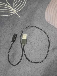 Blue Smartwatch with charger