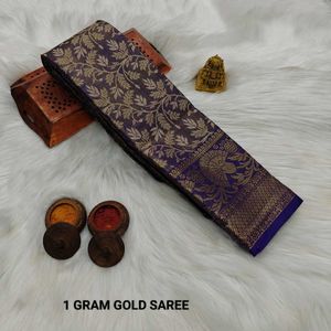 Elegant Purple Saree