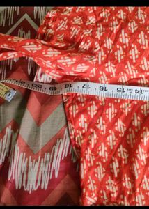 Biba Red Printed Kurti