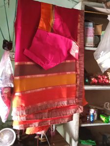 New Sari With Blouse