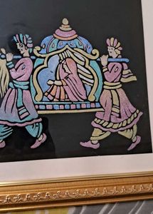 Royal Hand Painted Embossed Artwork