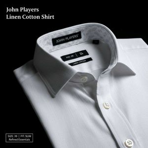 White Linen Cotton Shirt