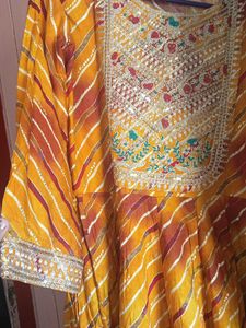 cotton tunic yellow, orange